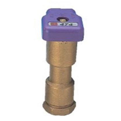 Toro Quick Coupling Valve 1 in. FIPT Inlet Single Lug with Reclaimed Purple Locking Vinyl Cover