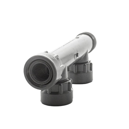 Dura Quad Port Manifold Tee 1 in. Swivel x MIPT x 4-Swivel with O-Ring