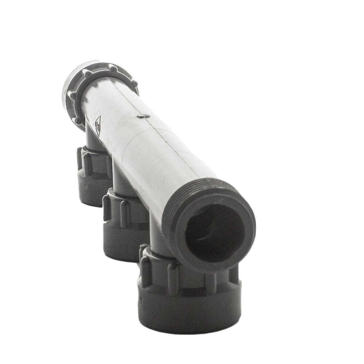 Dura Quad Port Manifold Tee 1 in. Swivel x MIPT x 4-Swivel with O-Ring