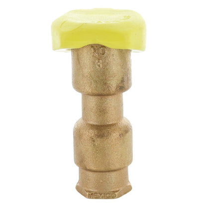 Rain Bird Quick Coupling Valve 3/4 in. FIPT Inlet 1 pc. Body with Yellow Rubber Cover