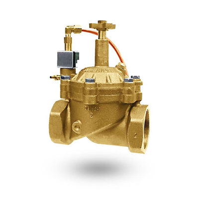 Superior Master Valve 3300 Brass 1-1/2 in. Normally Open FIPT x FIPT