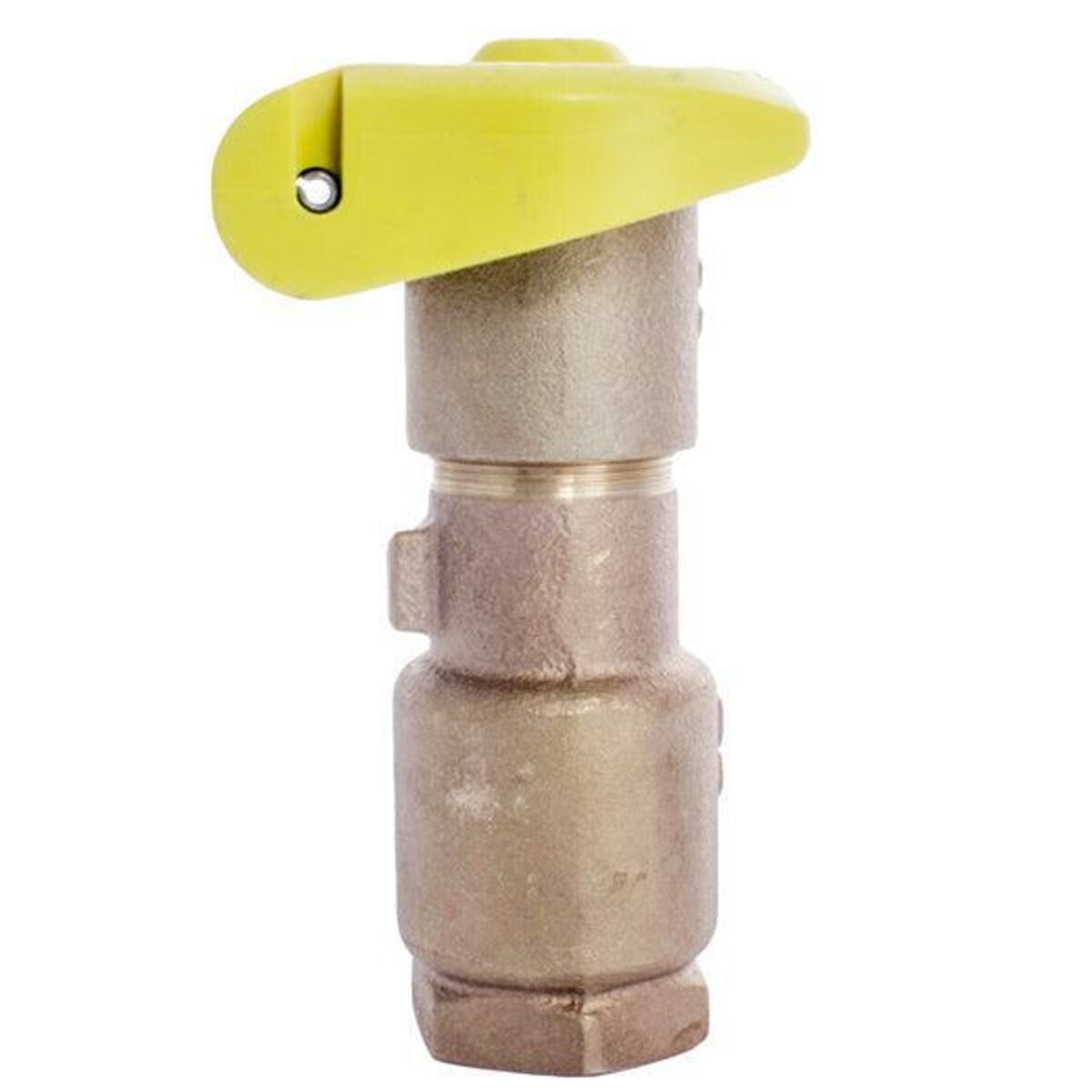 Rain Bird Quick Coupling Valve 1 in. FIPT Inlet 2 pc. Body Double Track Key Lug with Yellow Rubber Locking Cover