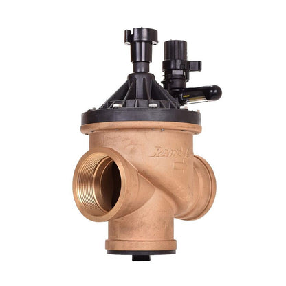 Rain Bird BPES Globe/Angle Scrubber Valve Brass 3 in. w/ Flow Control FIPT x FIPT