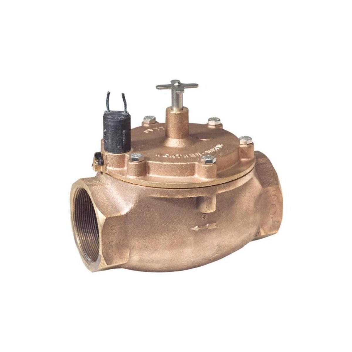 Weathermatic Globe Valve 8200 Brass 3 in. w/ Flow Control FIPT x FIPT