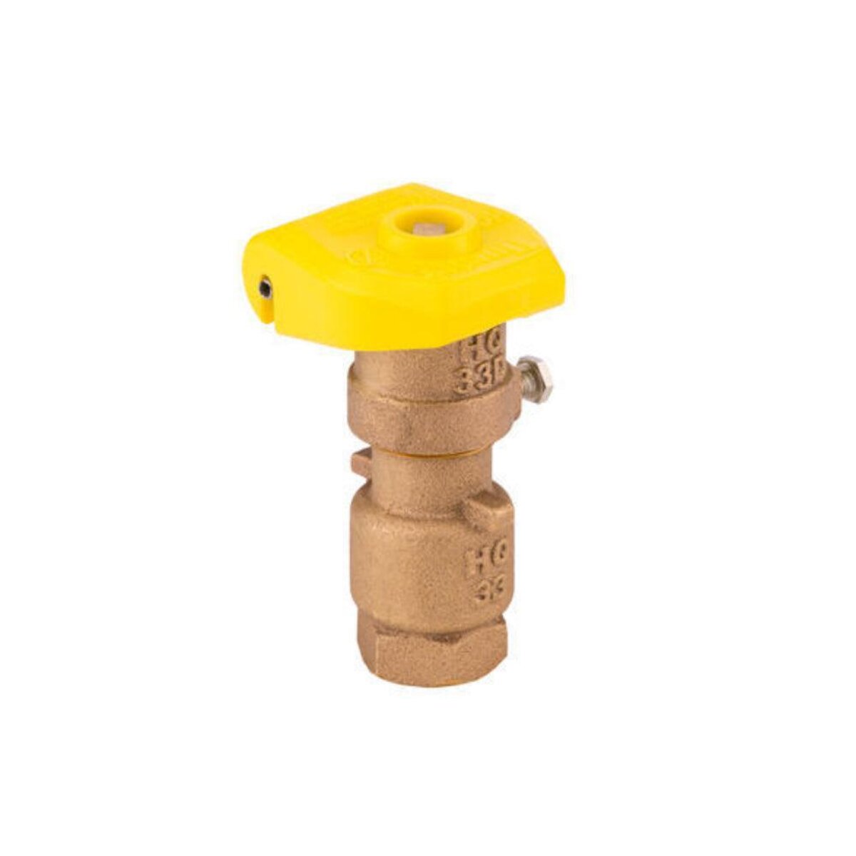 Hunter Quick Coupling Valve 3/4 in. FIPT Inlet 2 pc. Body 2-Slots with Yellow Rubber Locking Cover