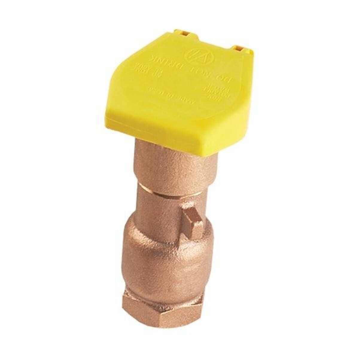 Hunter Quick Coupling Valve 1 in. FIPT Inlet 2 pc. Body 1 Slot with Yellow Rubber Locking Cover