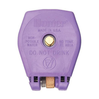 Hunter Quick Coupling Valve 3/4 in. FIPT Inlet 2 pc. Body 2-Slots with Reclaimed Purple Rubber Locking Cover