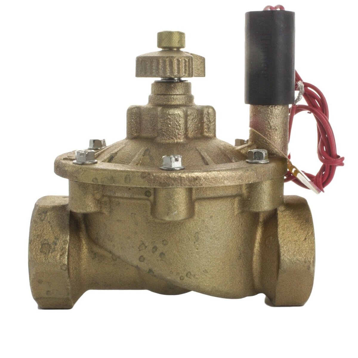 Hunter Globe Valve IBV Brass 1-1/2 in. w/ Flow Control and Filter Sentry FIPT x FIPT
