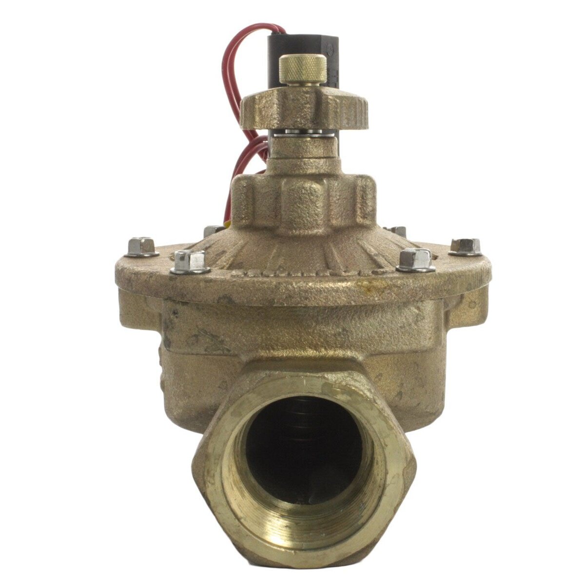 Hunter Globe Valve IBV Brass 1-1/2 in. w/ Flow Control and Filter Sentry FIPT x FIPT