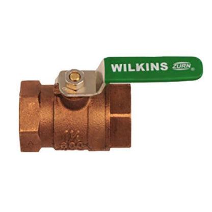 Zurn 850XL Full Port Bronze Ball Valve Tapped 2 in.