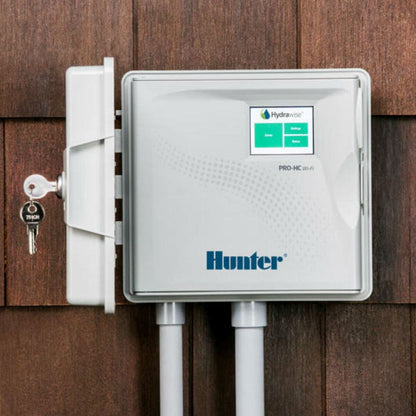 Hybrid  XCH1200SSP  12 Station Outdoor Controller Stainless Steel W/ Mounted Solar Panel