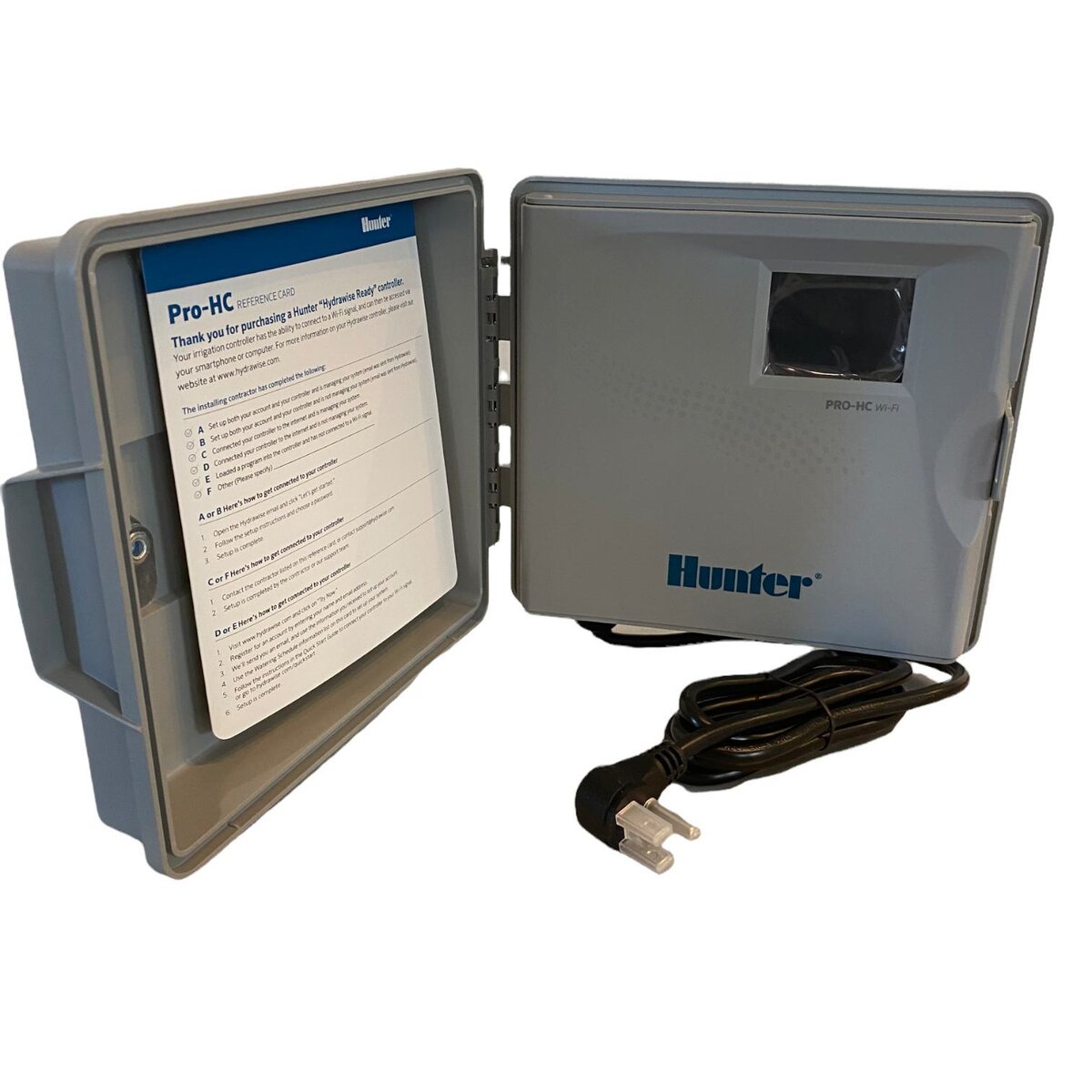 Hybrid  XCH1200SSP  12 Station Outdoor Controller Stainless Steel W/ Mounted Solar Panel