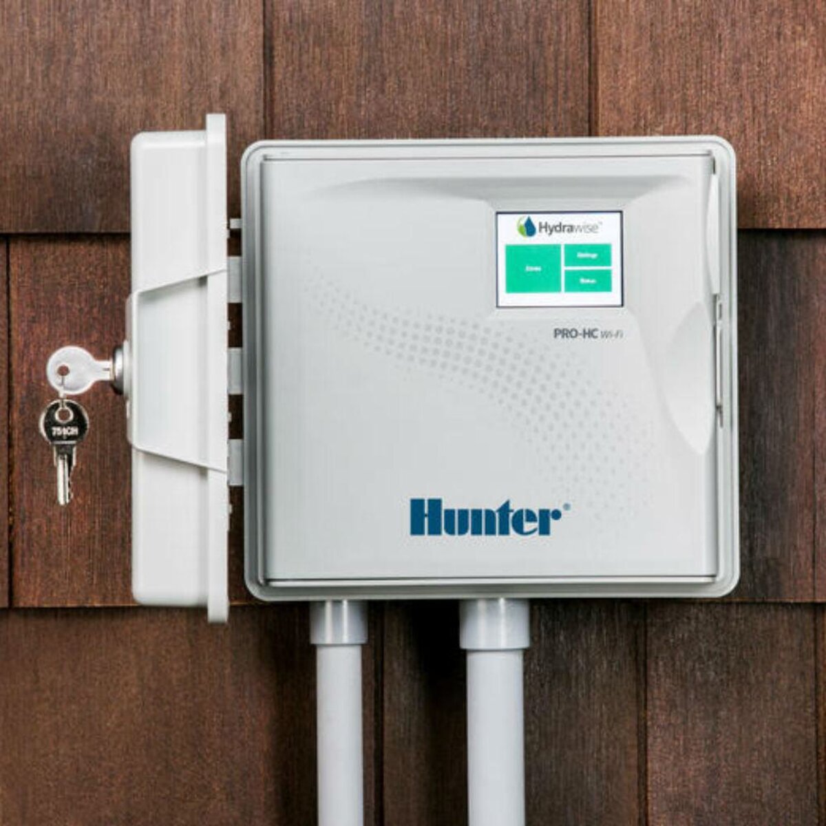 Hybrid  XCH1200SSP  12 Station Outdoor Controller Stainless Steel W/ Mounted Solar Panel