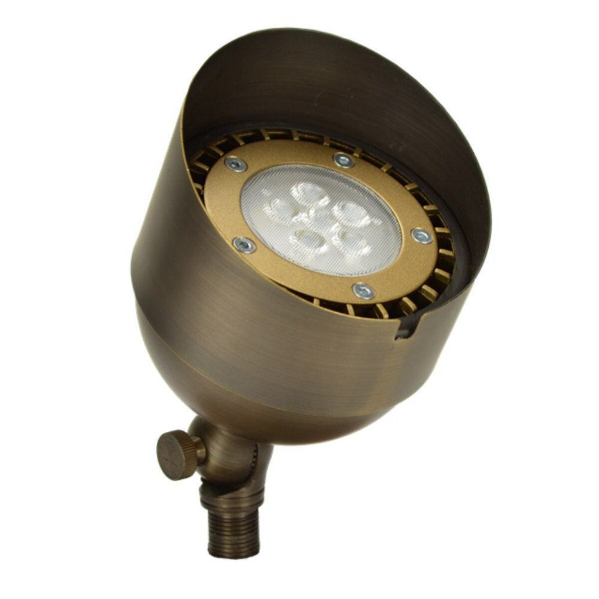 UniqueBISH-NL   Bishop Up Light PAR36 4.6 in. x 5.8 in. Brass Housing Weathered Brass No Lamp