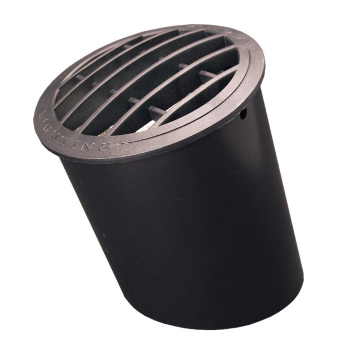 Unique F200-NL-GR   F200 Well Light Composite Housing Black No Lamp with Grate 25 ft Lead