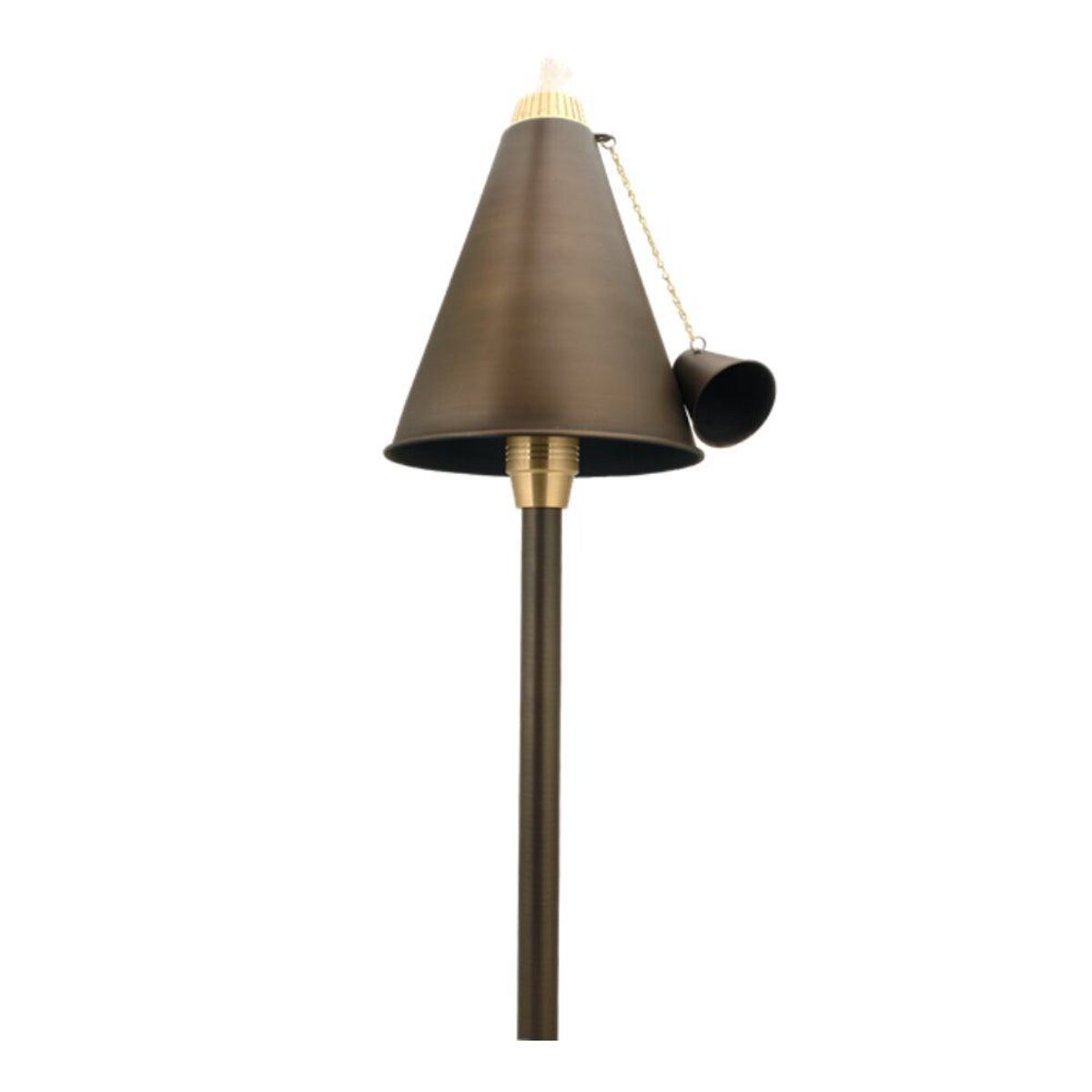 Unique IB-NL   Islander Tiki Torch Weathered Brass 60 in. Riser No Lamp