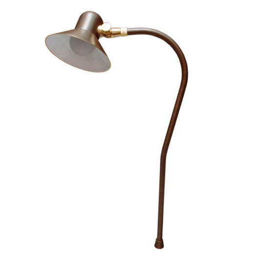 Unique SOLA-NL Solaris Path/Area Light Brass Housing Weathered Brass Finish No Lamp