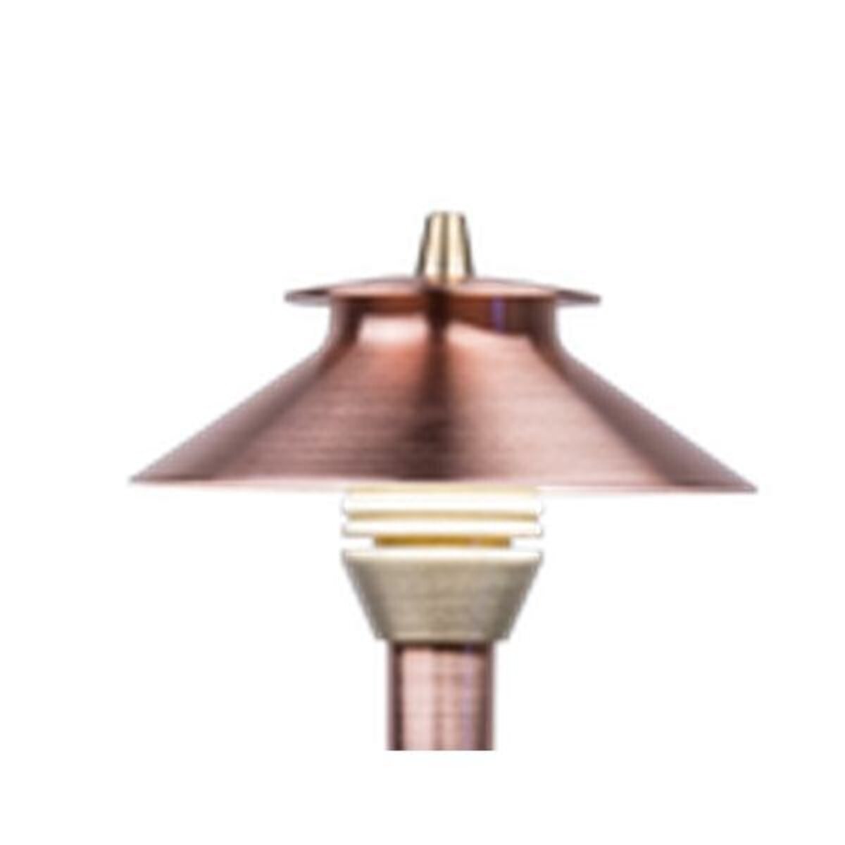 FX PF LED Top Assembly Copper Flat Black Finish