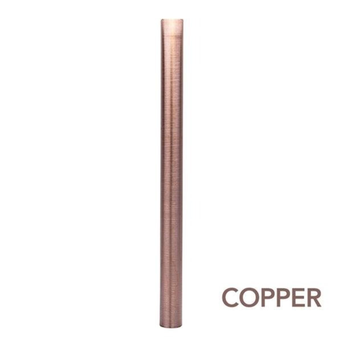 FX-GZD3LED12RAFB- Grande Luxor ZD 12 in. LED Riser Copper Flat Black Finish 4.2W 2700K LED