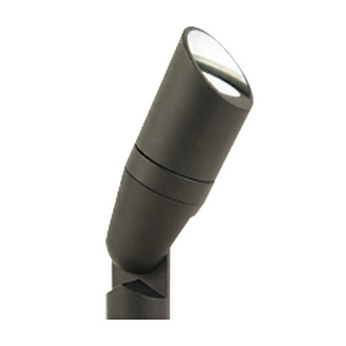 FX-QZ1LEDFB- QZ Up Light Aluminum Housing Flat Black 2W 2700K 91 Deg. LED