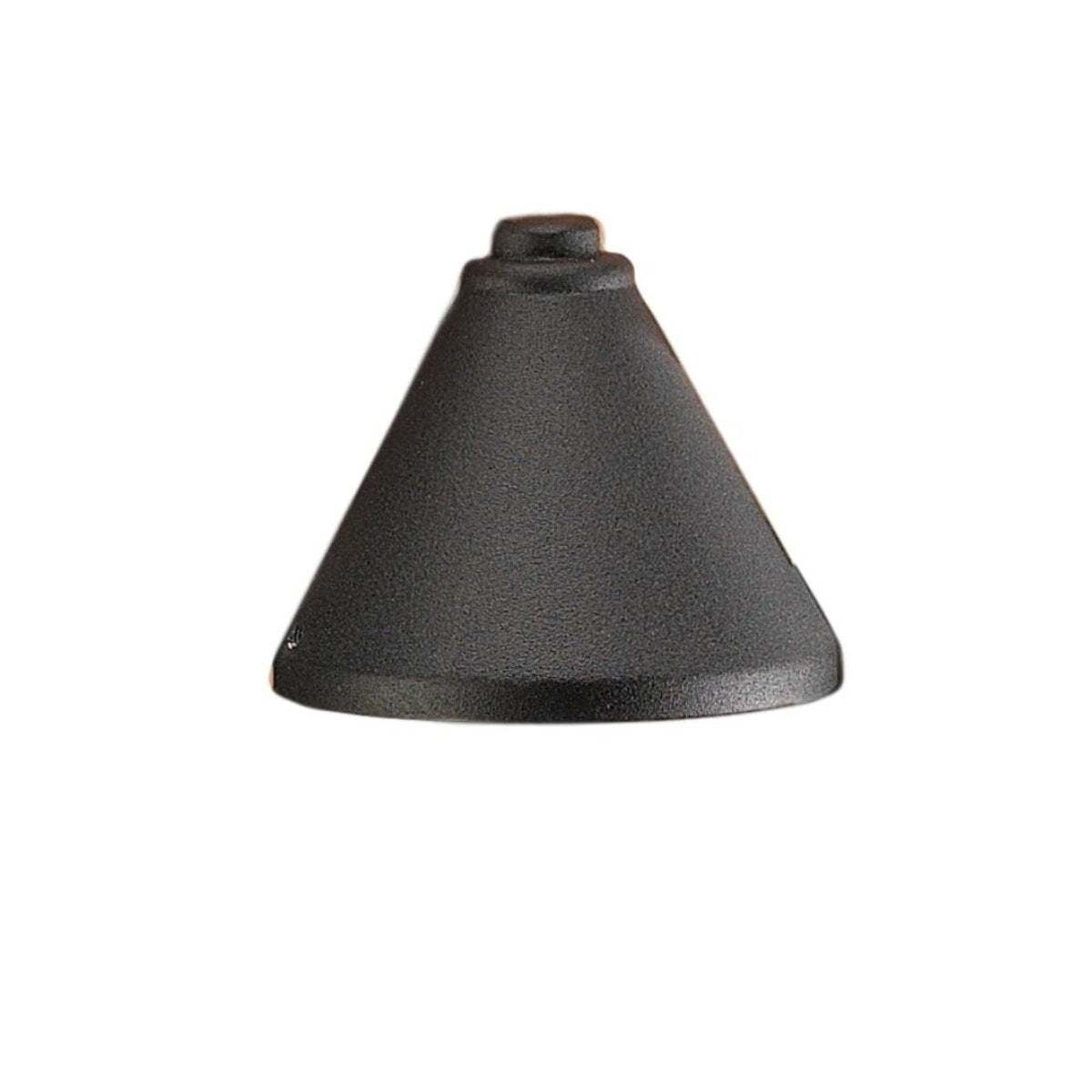 Vista Step/Wall Light Half Bell Black No Lamp
