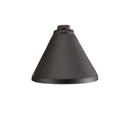 Vista  SL-4250-B-NL  Step/Wall Light Half Bell Black No Lamp