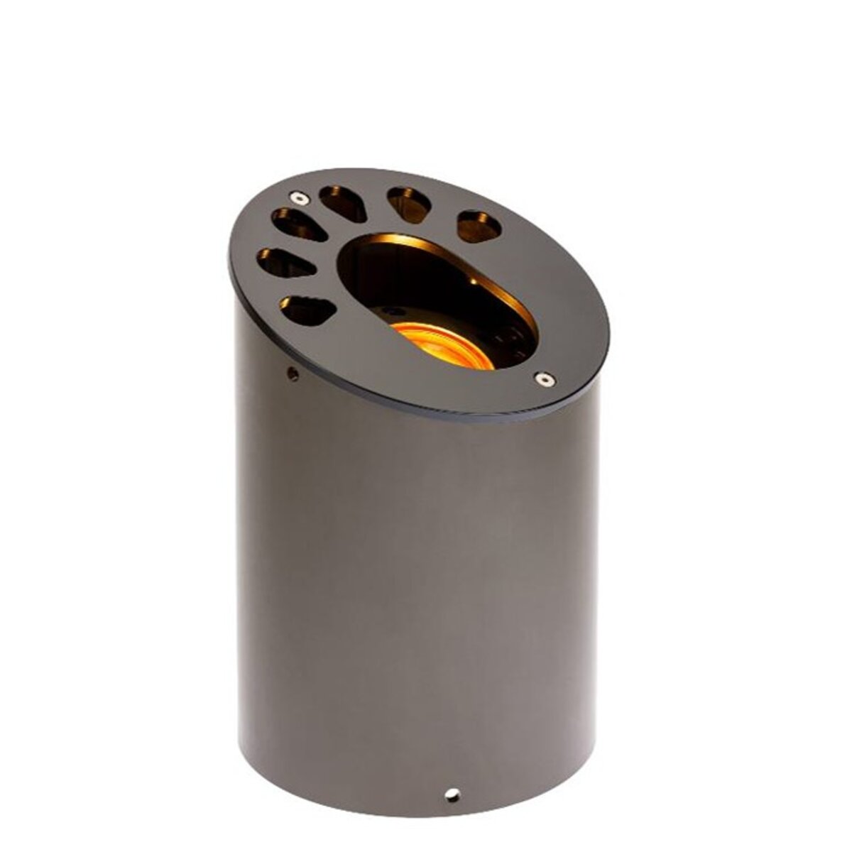 FX KG Well Light Luxor ZD Aluminum Housing Flat Black 10.1W 2700K LED