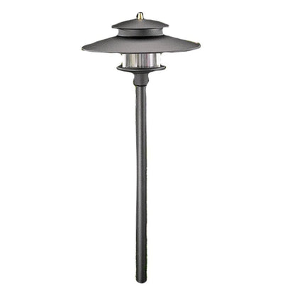 Vista  PR-9207 -B-NL Path Light Aluminum Black Finish No Lamp