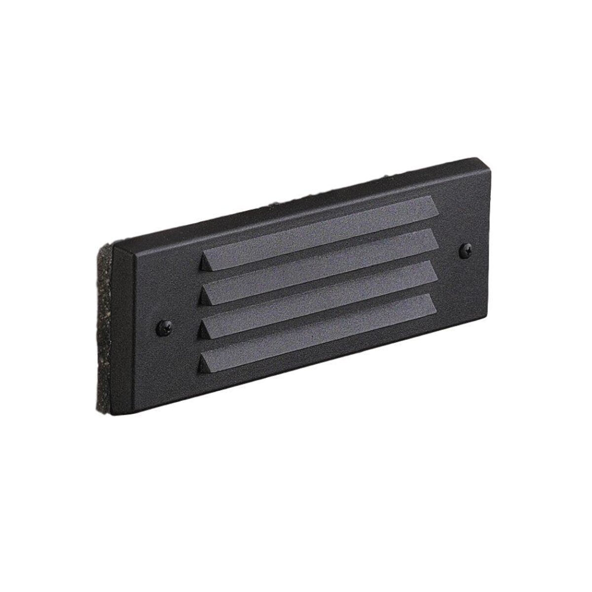 Vista 4246 Louvered Brick Light Aluminum Housing Black No Lamp