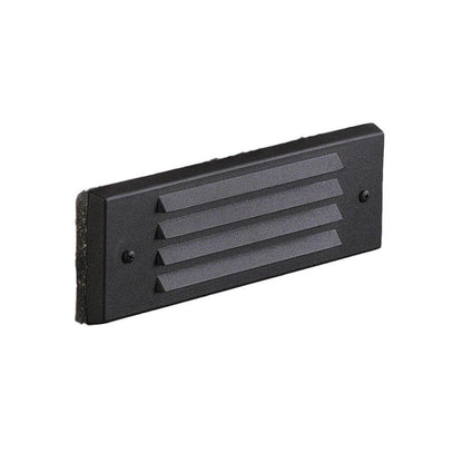 Vista 4246 Louvered Brick Light Aluminum Housing Black No Lamp
