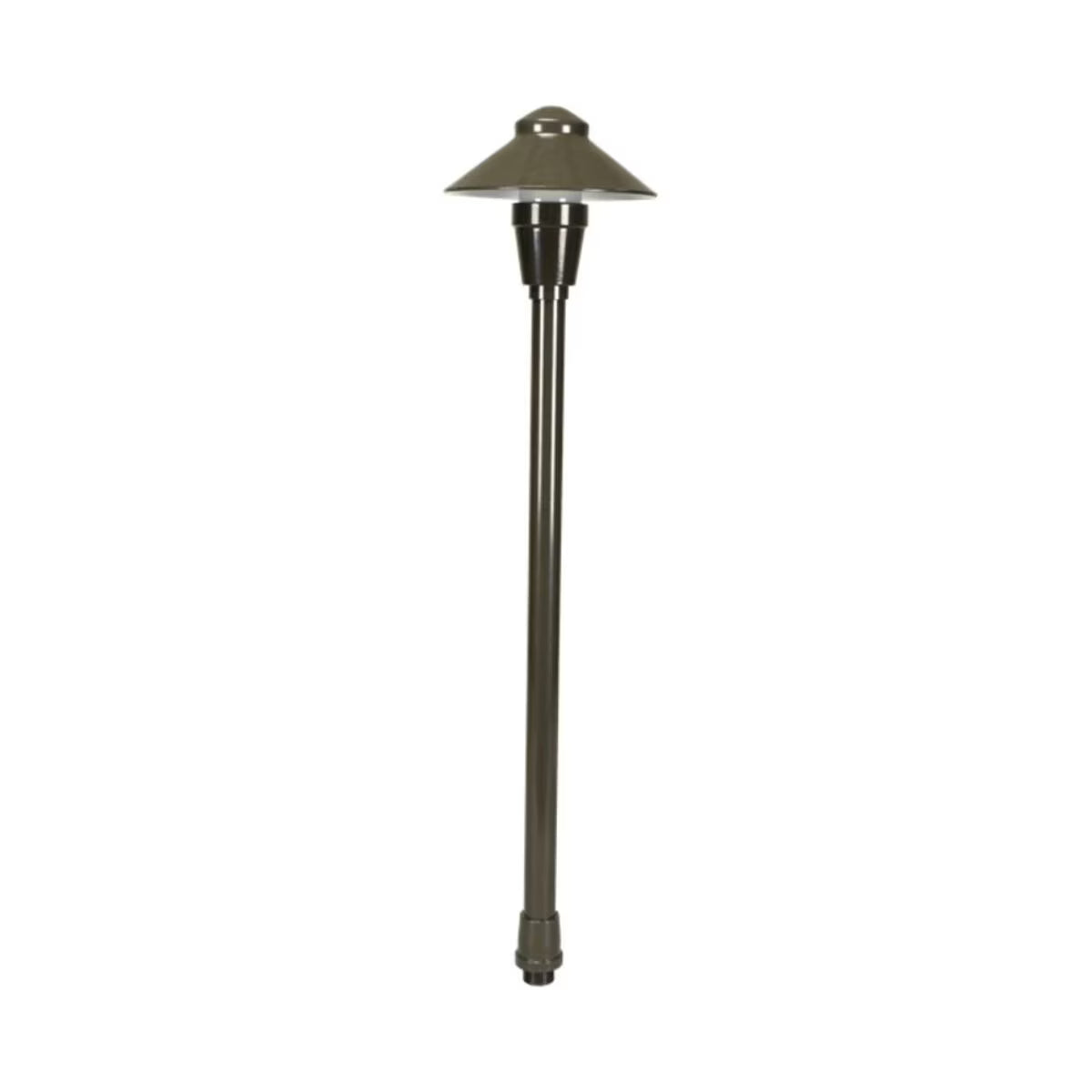 Unique  PR18-NL-BK  Proton Path Light 18 in. Riser Aluminum Black Finish No Lamp
