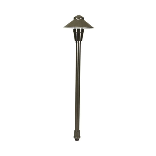 Unique  PR18-NL-BK  Proton Path Light 18 in. Riser Aluminum Black Finish No Lamp
