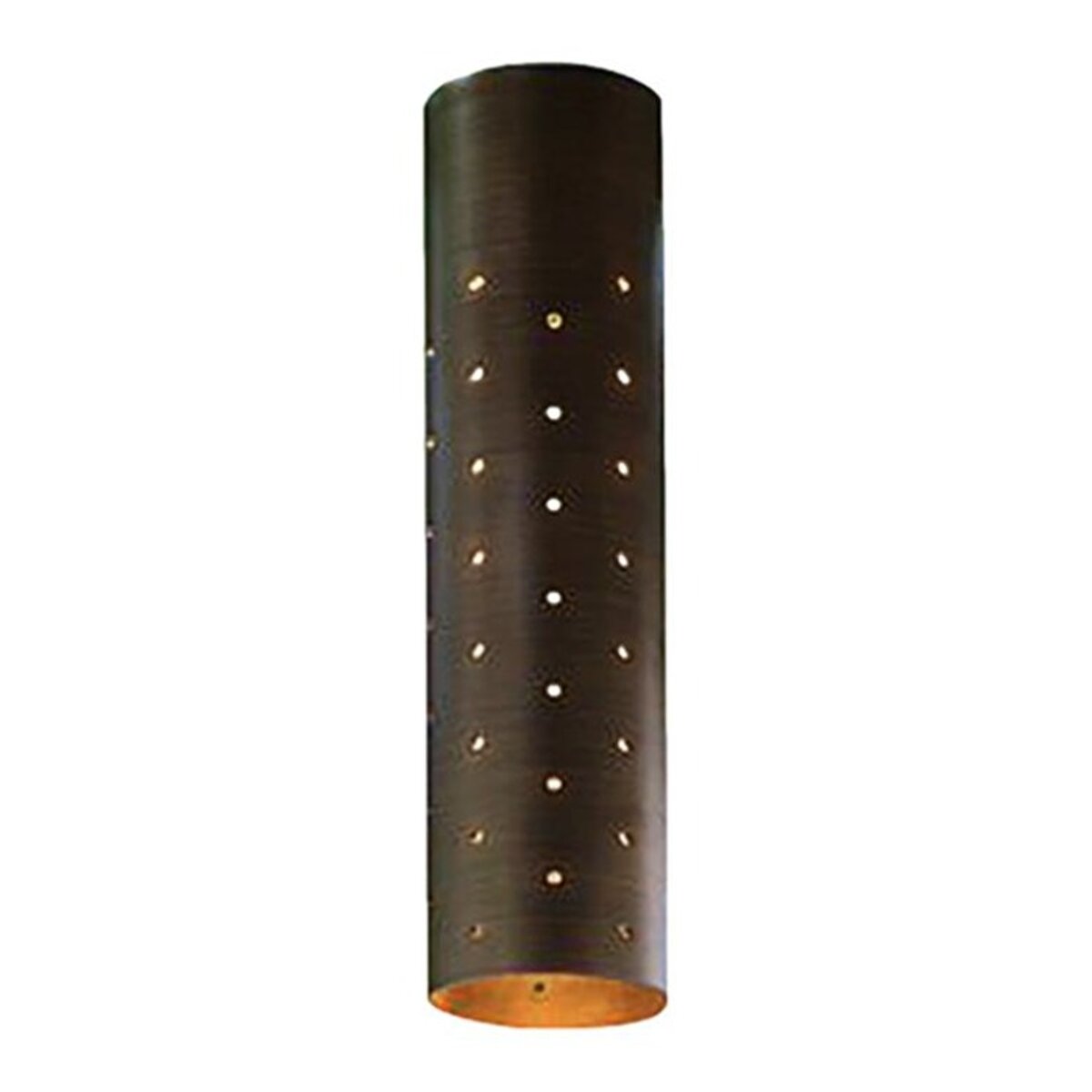 FX VE Down Light Antique Bronze Perforated Sleeve 3LED