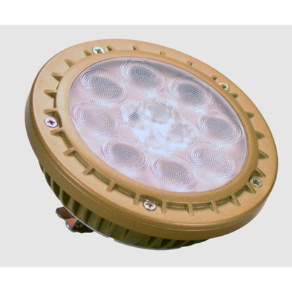 Unique Flex Gold Vivid Series PAR36 LED Lamp 10W 40 Degree 2700K Warm White Color Changing, 800 Lumens, Dimmable, Gold Finish