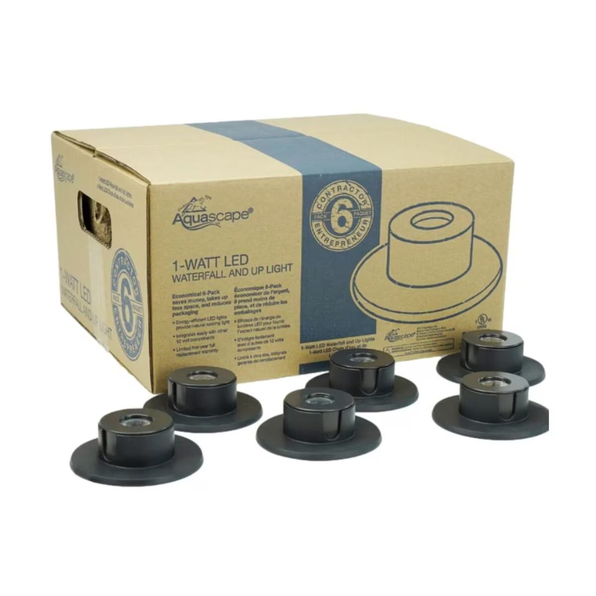 Aquascape 1W Led Aquascape Puck Contractor 6 - Pk