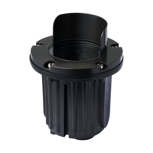 Pro-Trade IG4 In-Ground Light Composite Housing Antique Brass Shroud Cover No Lamp