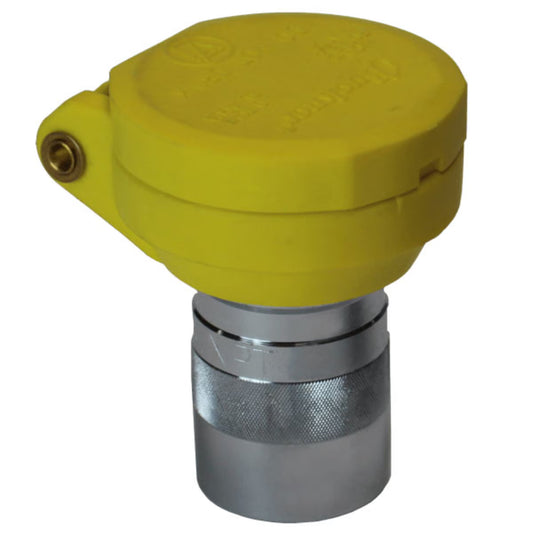 Quick Coupling Valve with Yellow Locking Cover 1 FIP Buckner