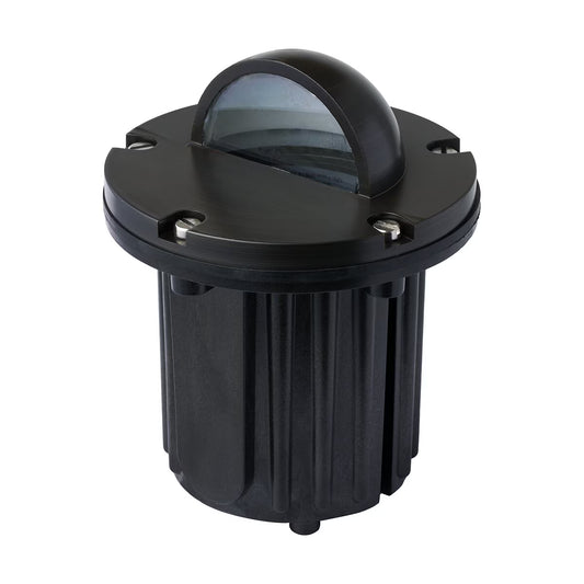 Pro-Trade IG3 In-Ground Light Composite Housing Antique Brass Eyelid Cover No Lamp