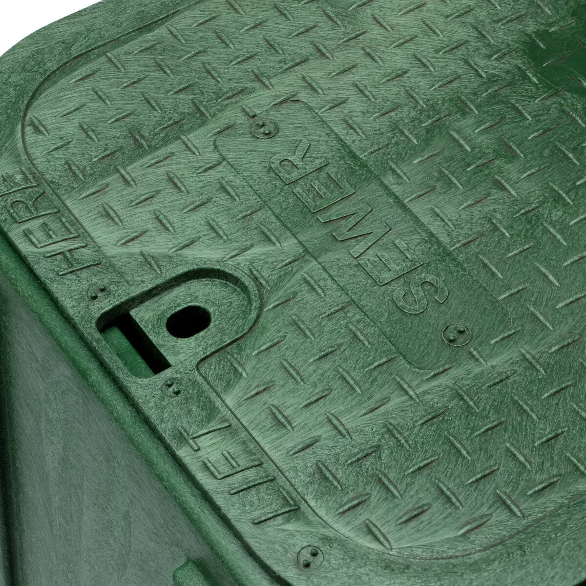 NDS Pro-Spec Valve Box Rectangle 14 in. x 19 in. x 12 in.H Green Box/Green Lid Overlapping ICV