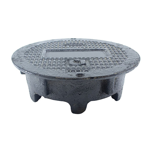 Oldcastle Christy Valve Box Concrete Box/Cast Iron Bolt 10 in.