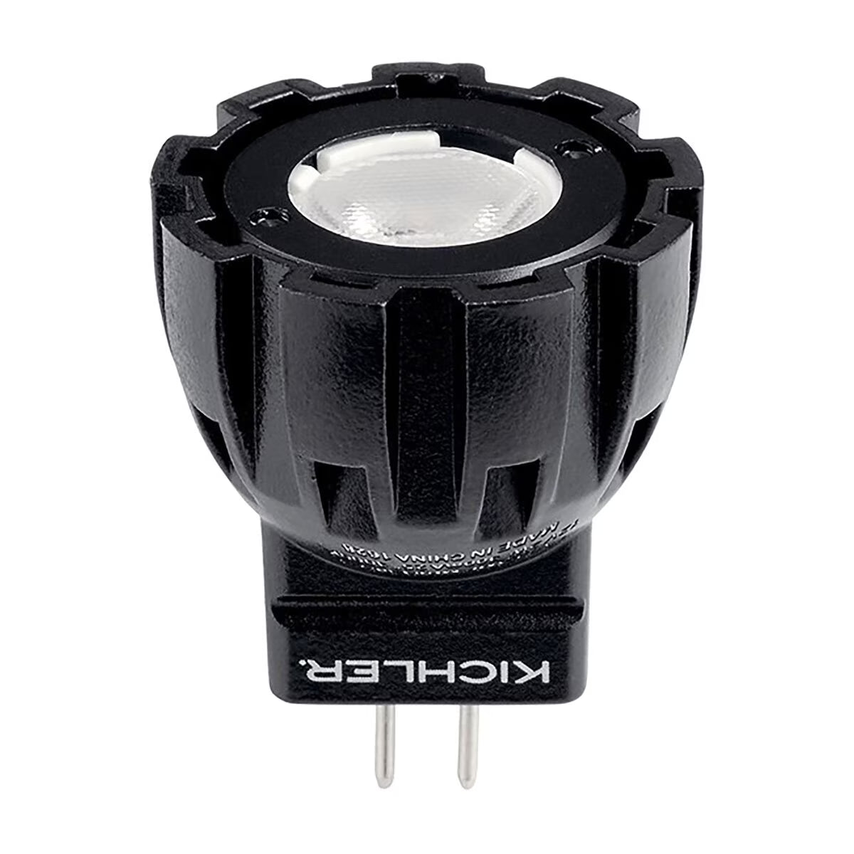 18156  Kichler Professional Series LED MR8 Lamp, Black Finish, 1.5W, 2700K, 60 Degree Beam Angle, 1.5 in. Height, Low Voltage 12V