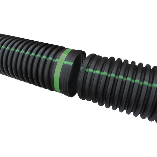 ADS 4 in. x 20 ft. N-12 Pipe Solid Bell End Water-Tight