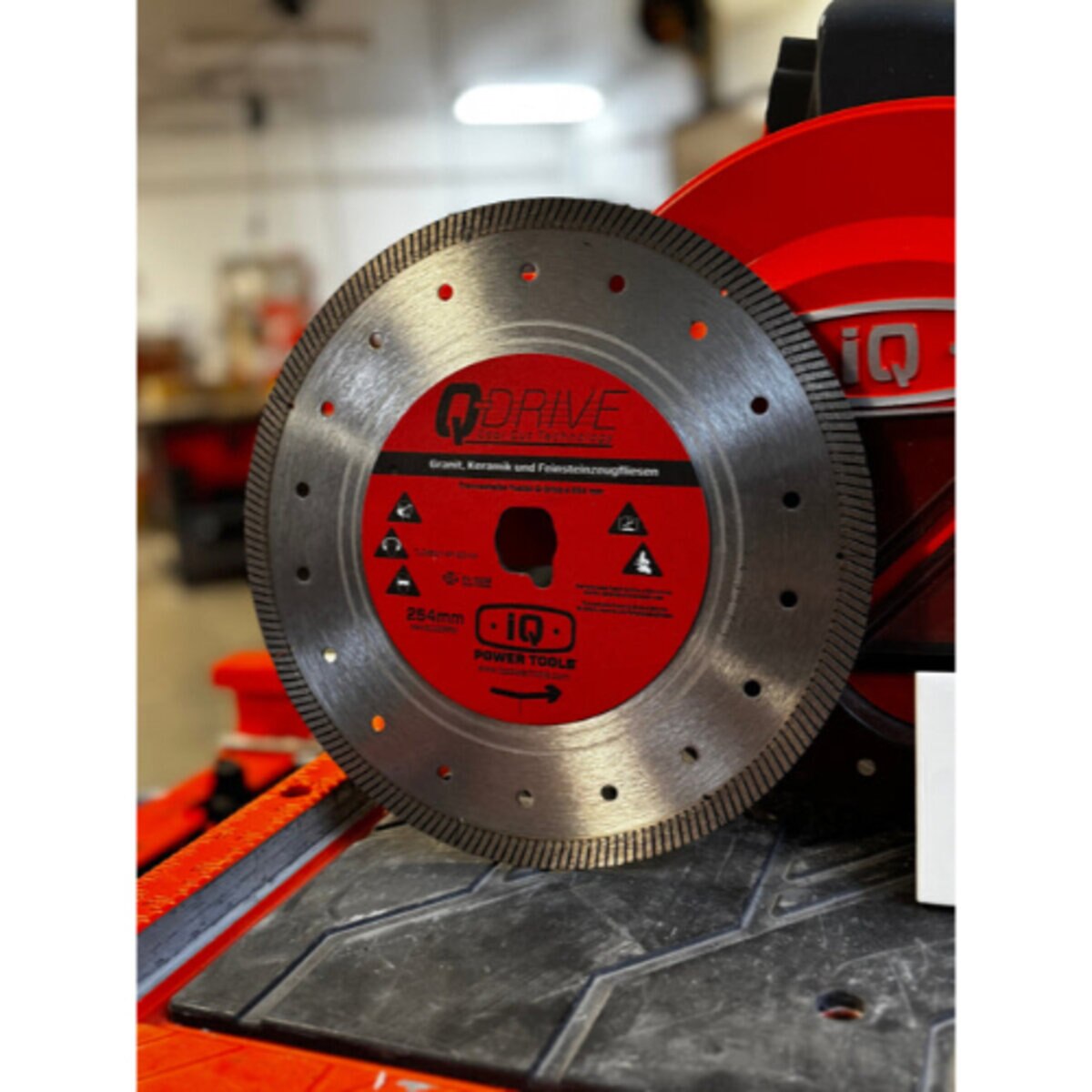 IQ Tools Q-Drive Finishing Touch Diamond Blade 10 in.
