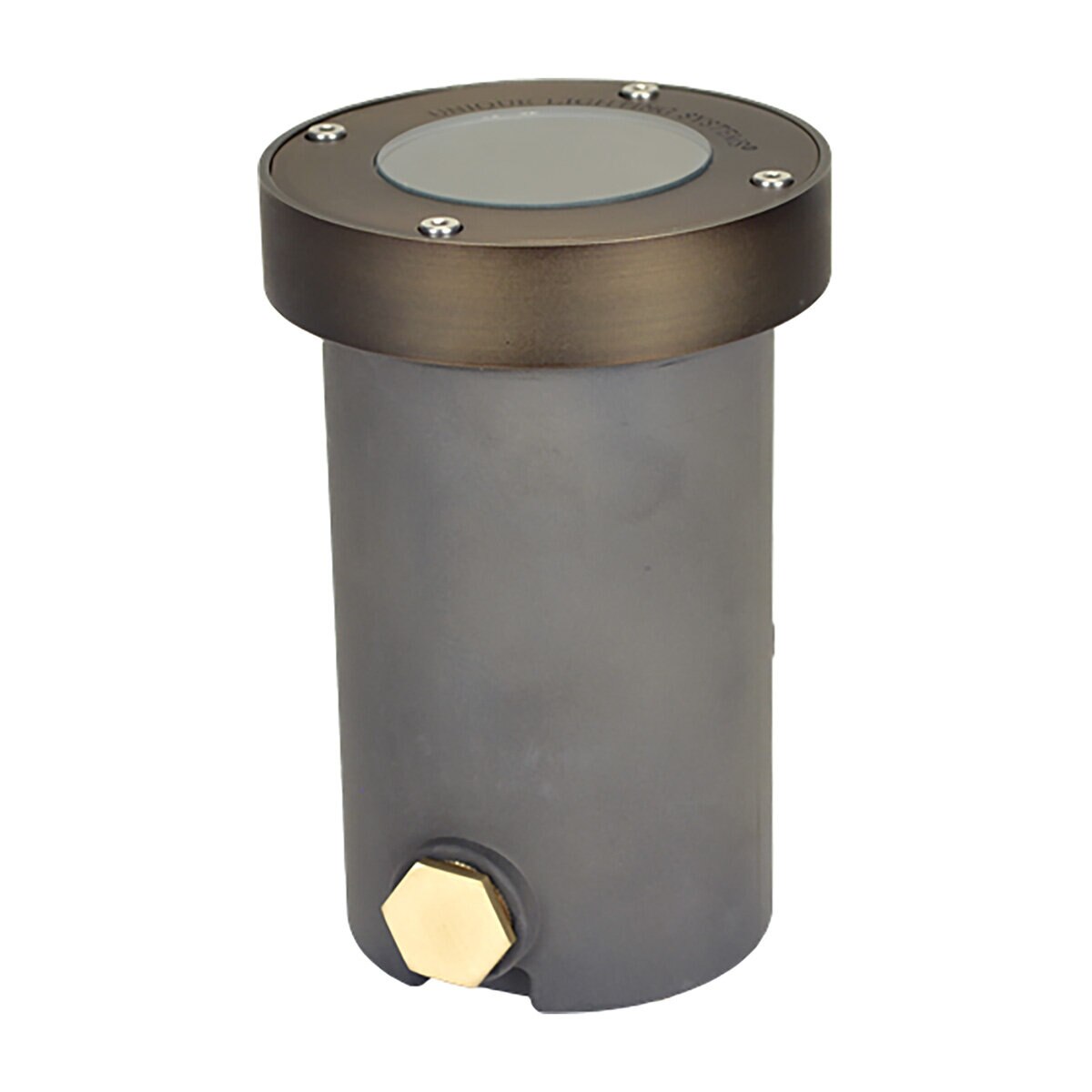 Unique ZENI-L830  Well Light 12V Weathered Brass LED 8W 3000K