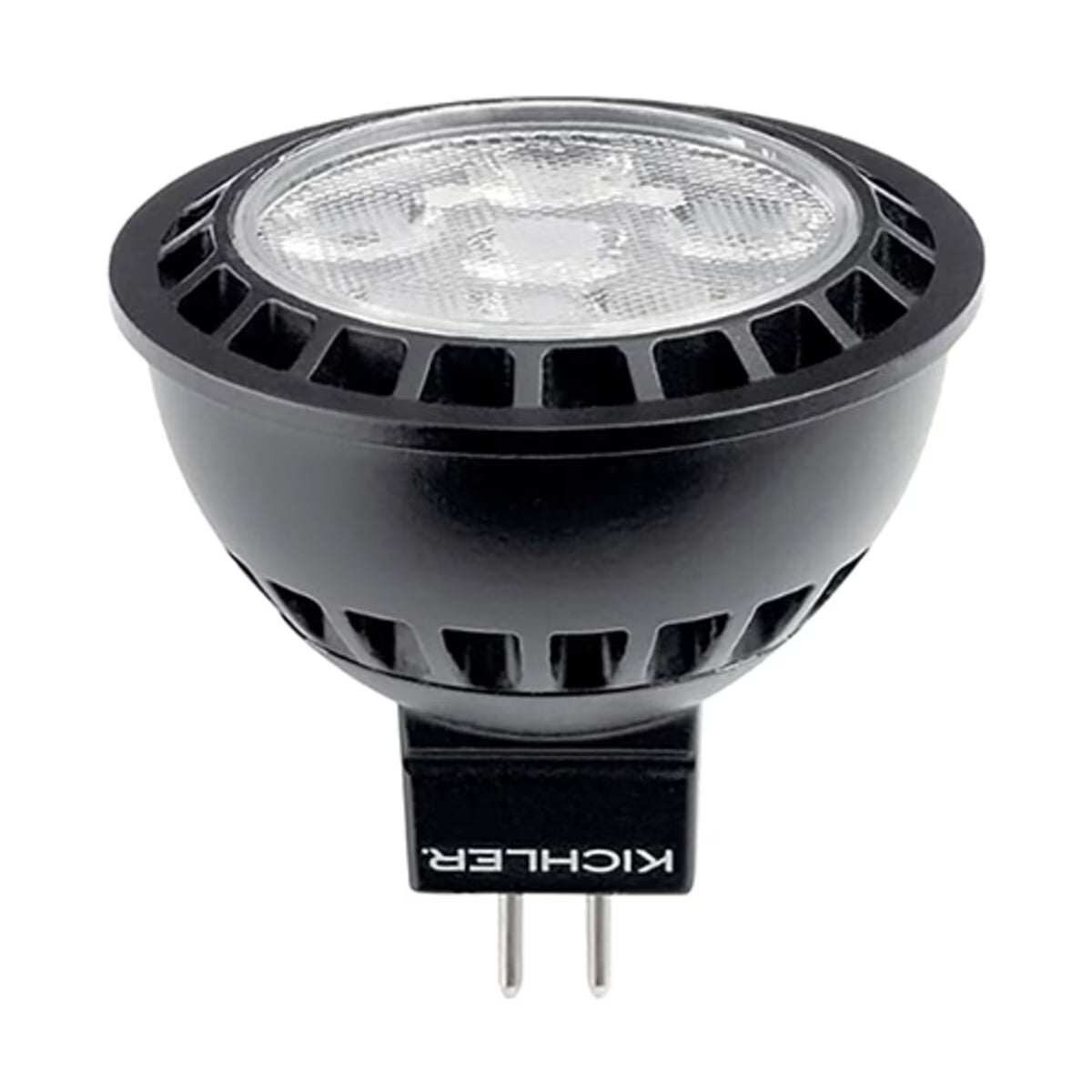 18144K  Kichler 12V MR16 LED Lamp 600 Lumens 2700K Warm White 25 Degree Beam Angle, 7.2W Aluminum Housing