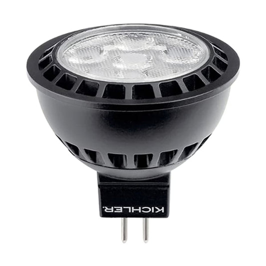 18144K  Kichler 12V MR16 LED Lamp 600 Lumens 2700K Warm White 25 Degree Beam Angle, 7.2W Aluminum Housing
