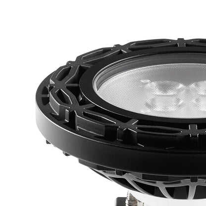 18171  Kichler 4W ANSI PAR36 LED Lamp Warm White 3000K 40 Degree Beam Angle Black Finish 12V