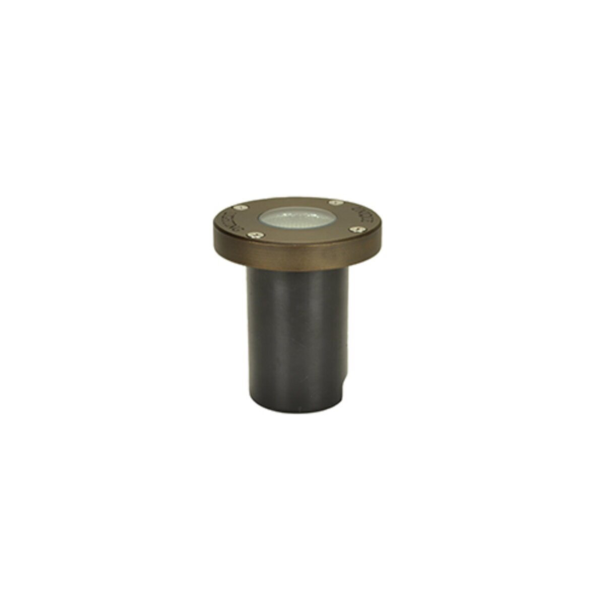 Unique  NOVAF-NL  Nova Flat In-Ground Light Brass Housing Weathered Brass No Lamp 25 ft Lead