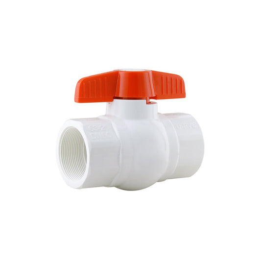 Matco Ball Valve PVC White 3 in. Threaded
