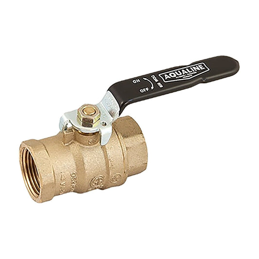 Aqualine Backflow Ball Valve Lead Free 1 in. w/ Test Port & T-Handle